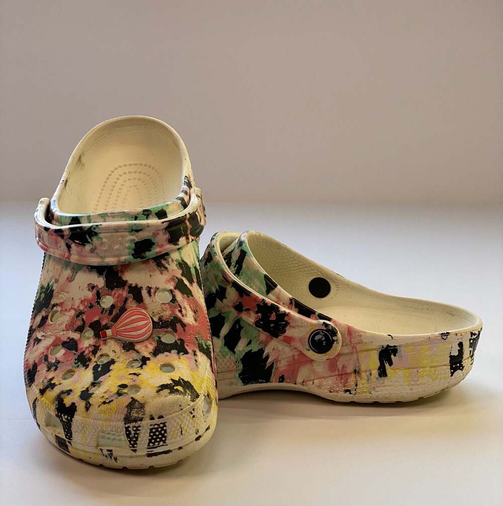 Crocs Classic Tie Dye Mania Clog Multi-Color Shoes